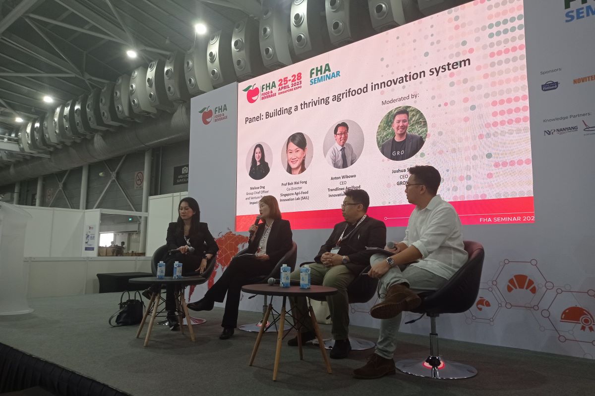 Panel discussion on ‘Building a Thriving Agrifood Innovation System’ at the Food&HotelAsia (FHA) Food & Beverage 2023.